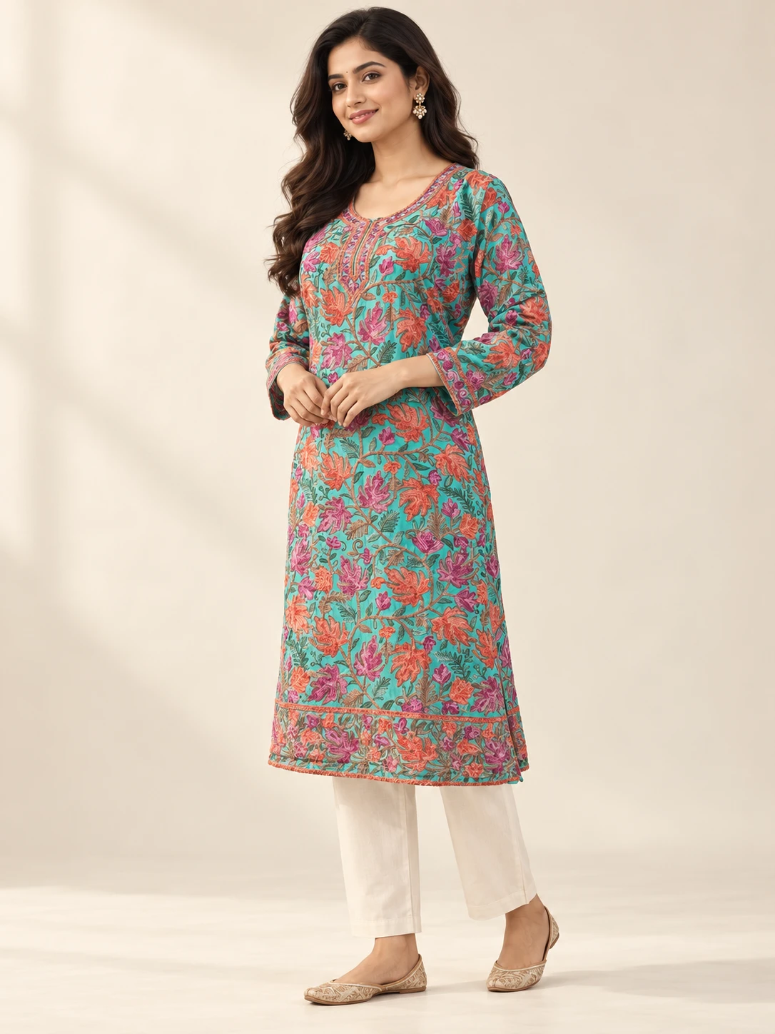 Ariwork Georgette Sea Green